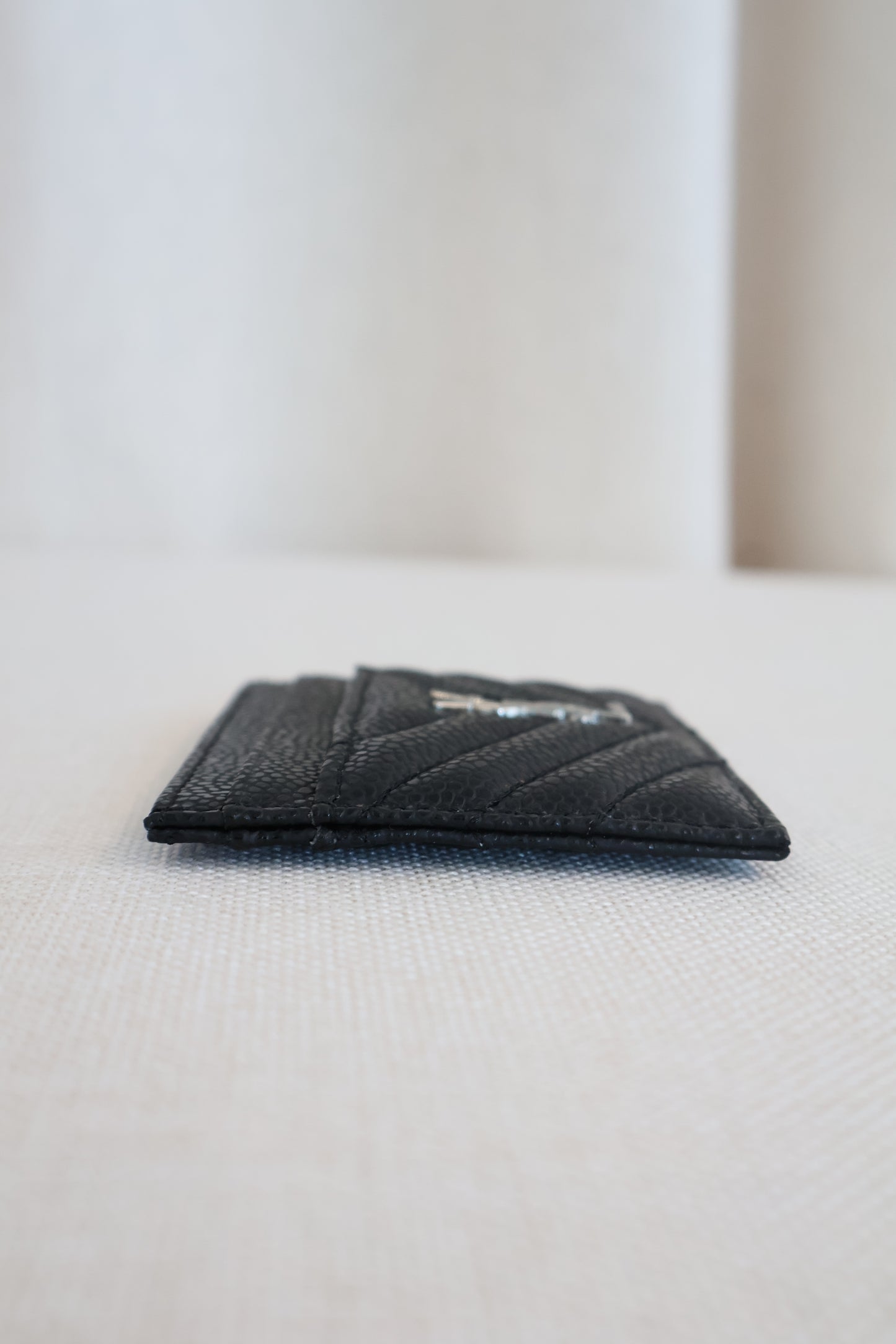 YSL Cardholder Black x Silver (Whatsapp for Price & Grade)