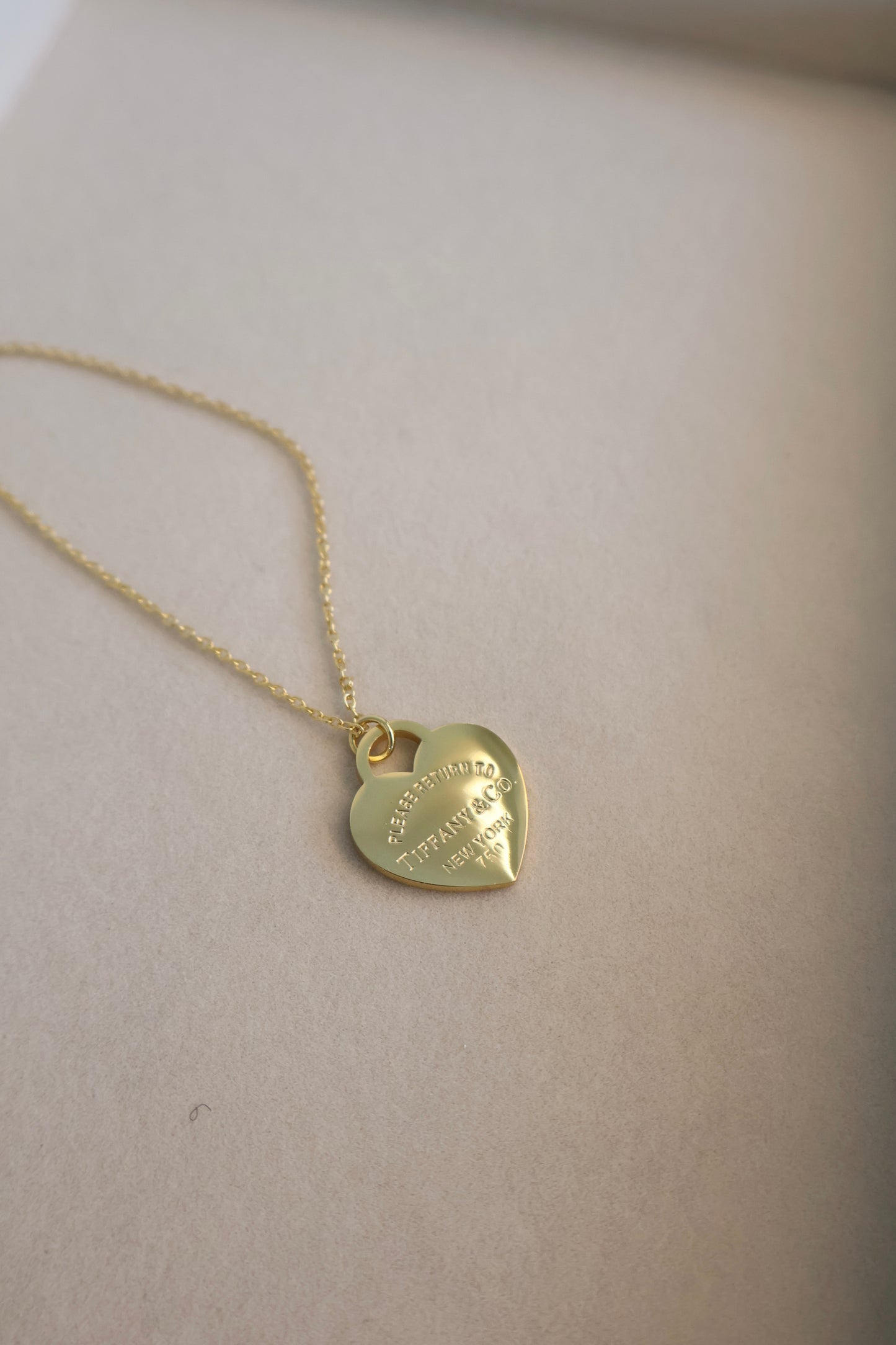 Tiffany & Co Gold Necklace (Whatsapp for Price & Grade)