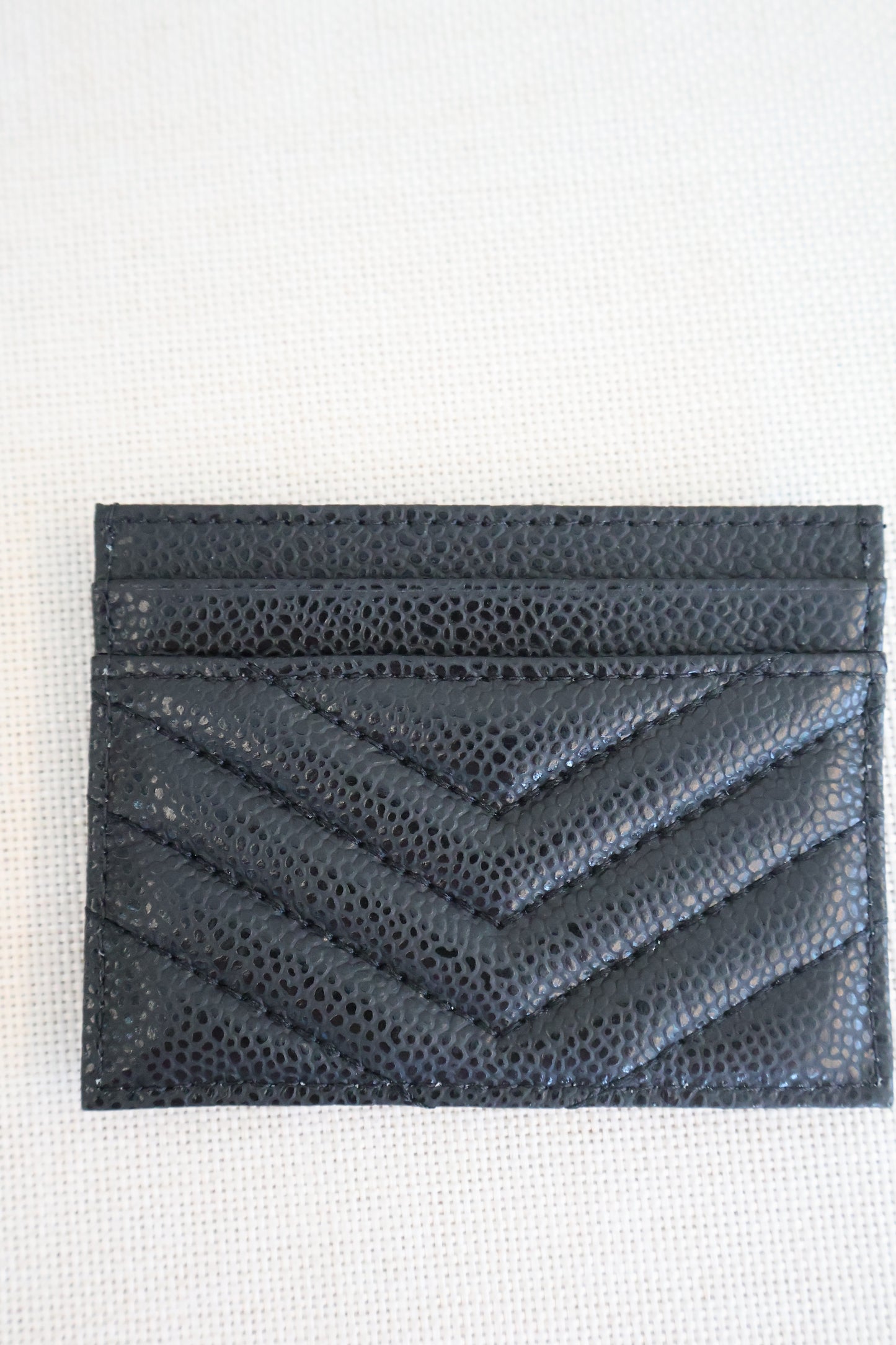 YSL Cardholder Black x Silver (Whatsapp for Price & Grade)