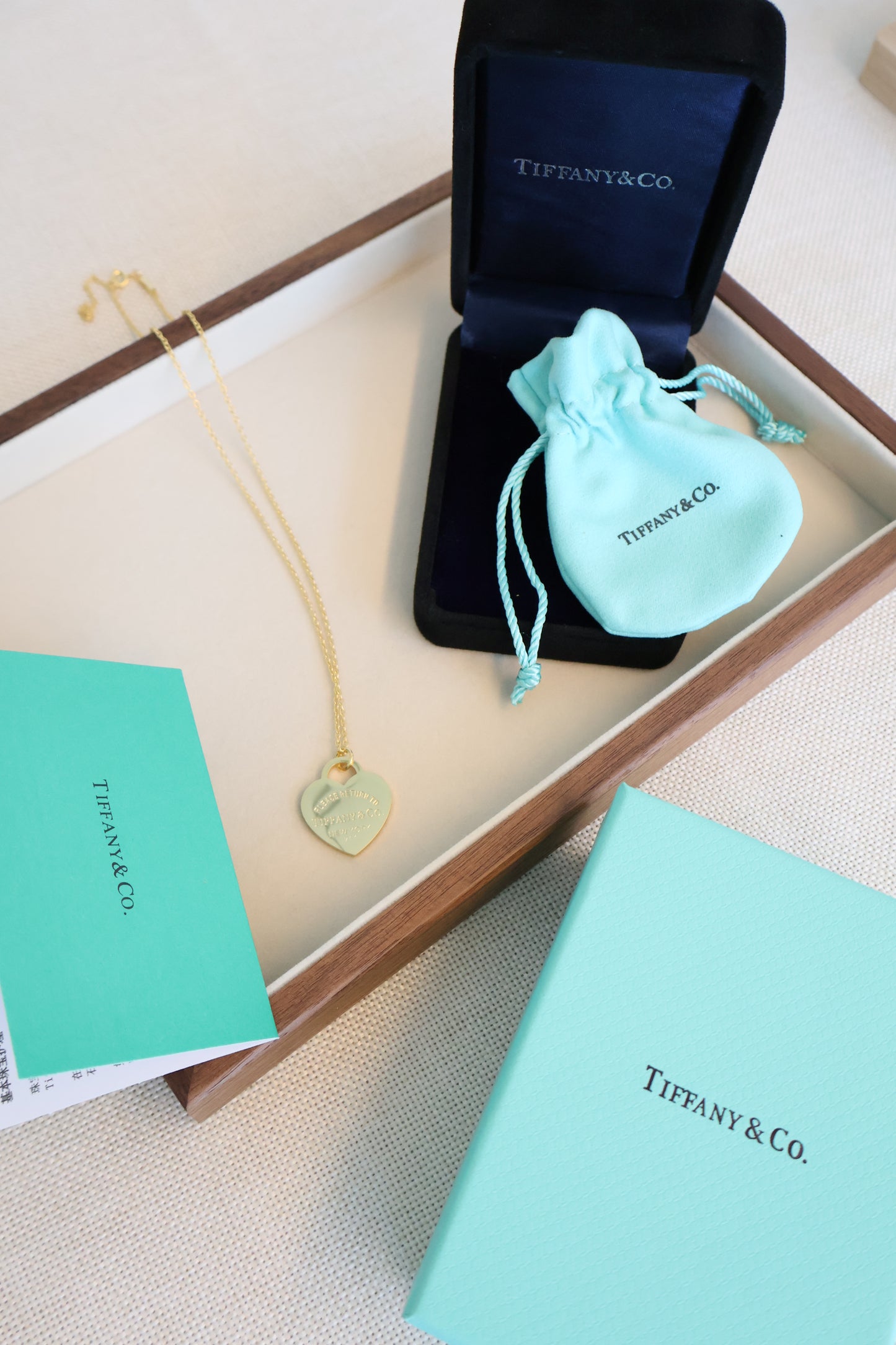 Tiffany & Co Gold Necklace (Whatsapp for Price & Grade)