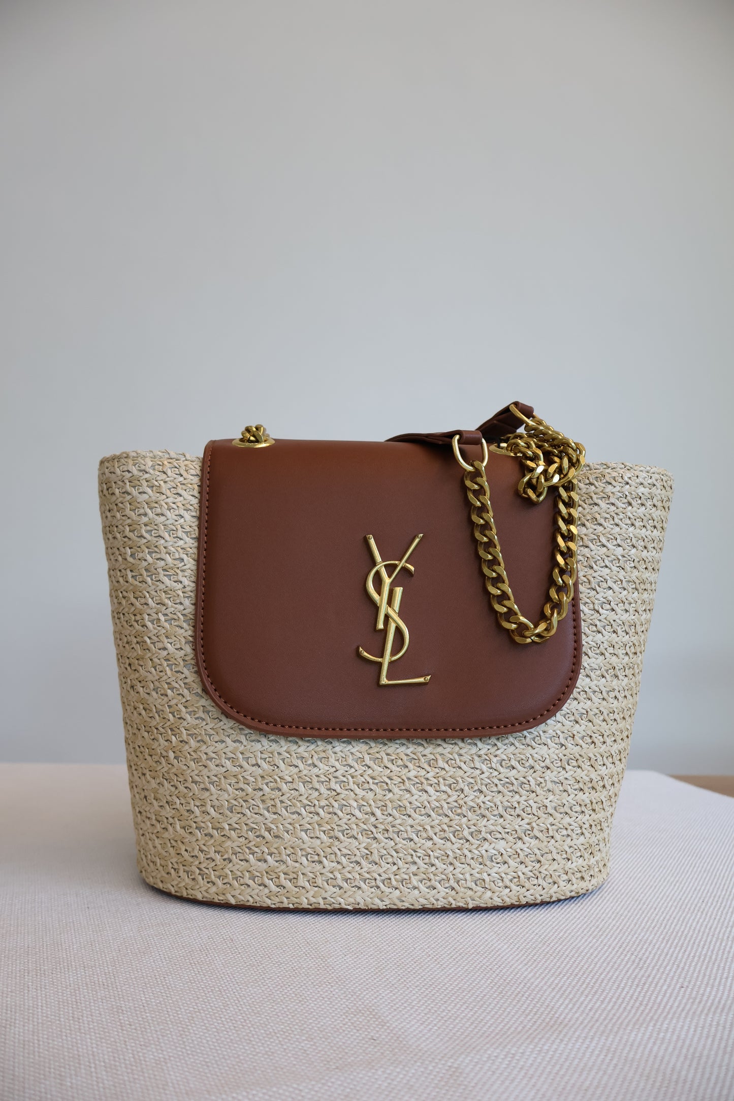 YSL Rattan Bag (Whatsapp for Price & Grade)
