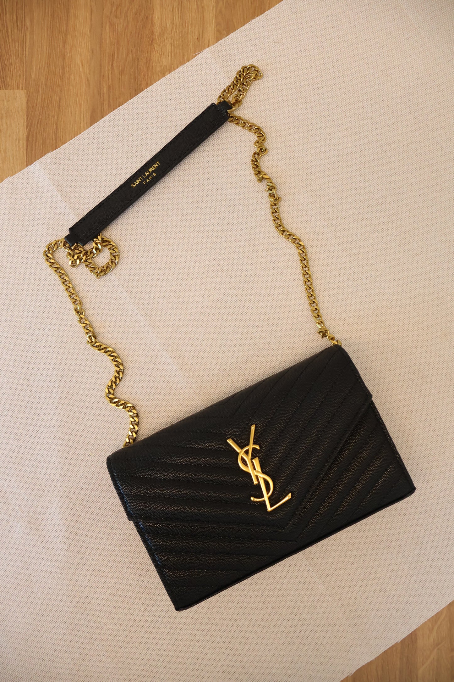 YSL WOC Black x Gold PDD (Whatsapp for Price & Grade)