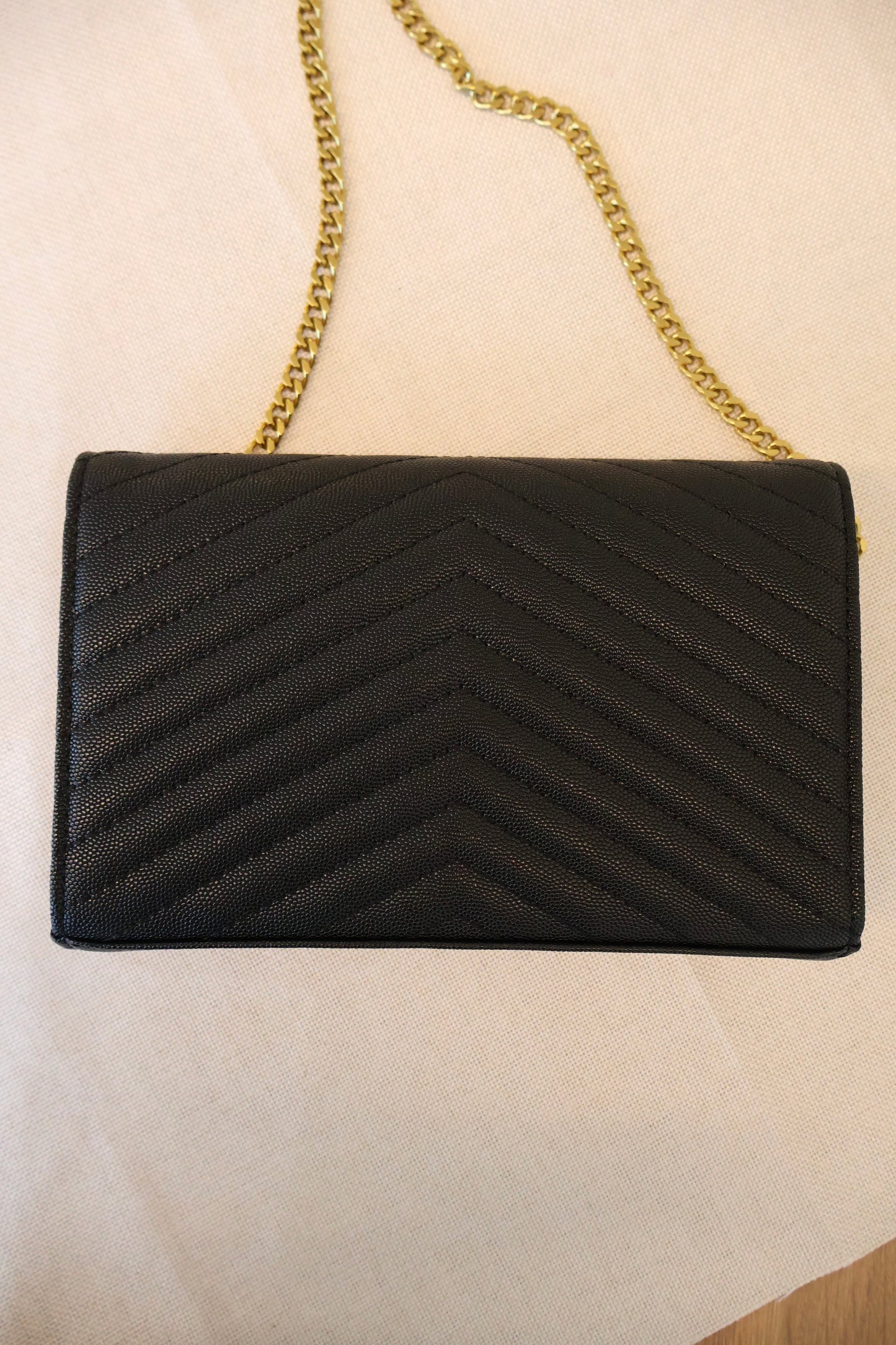 YSL WOC Black x Gold PDD (Whatsapp for Price & Grade)