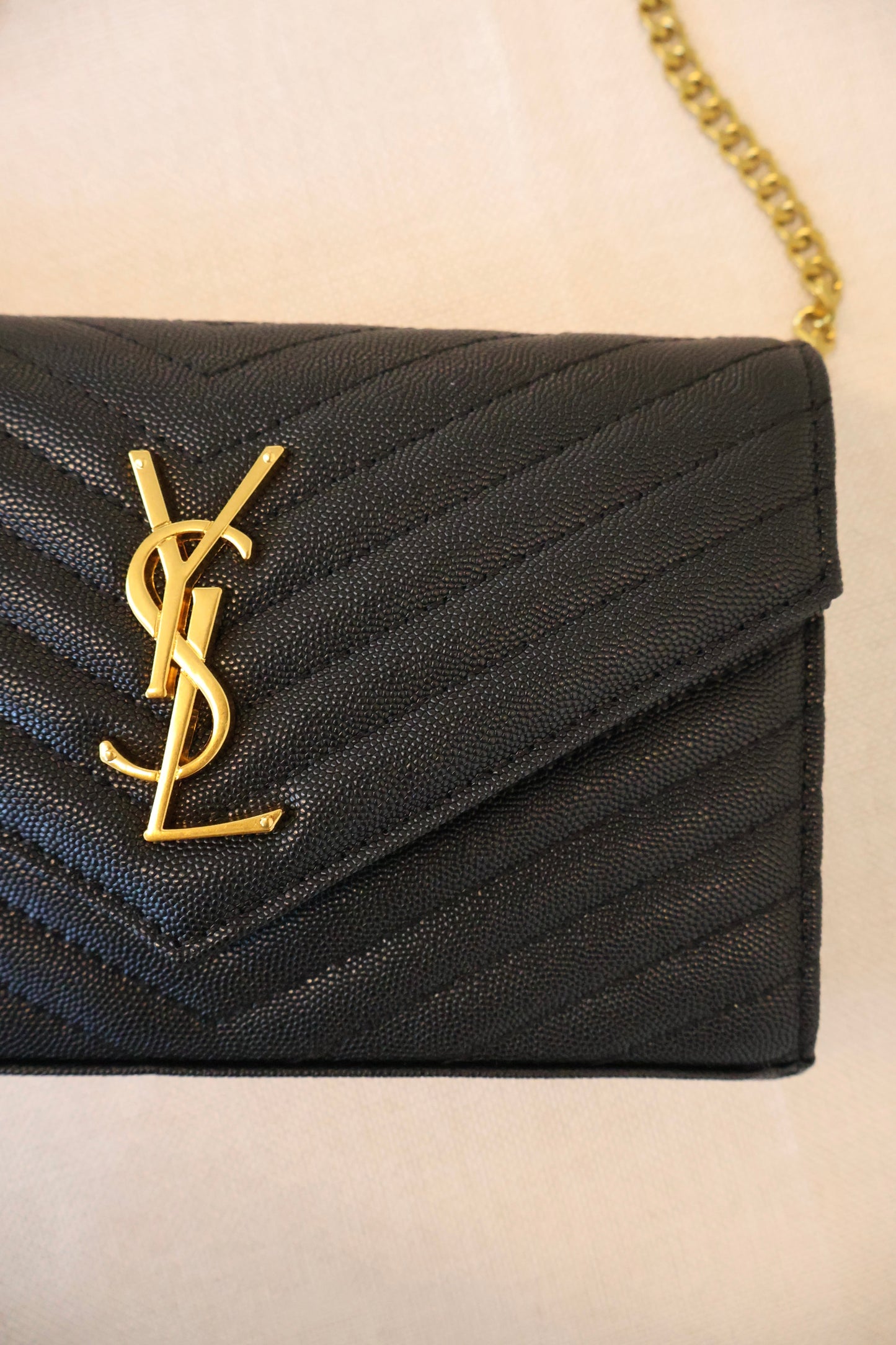 YSL WOC Black x Gold PDD (Whatsapp for Price & Grade)