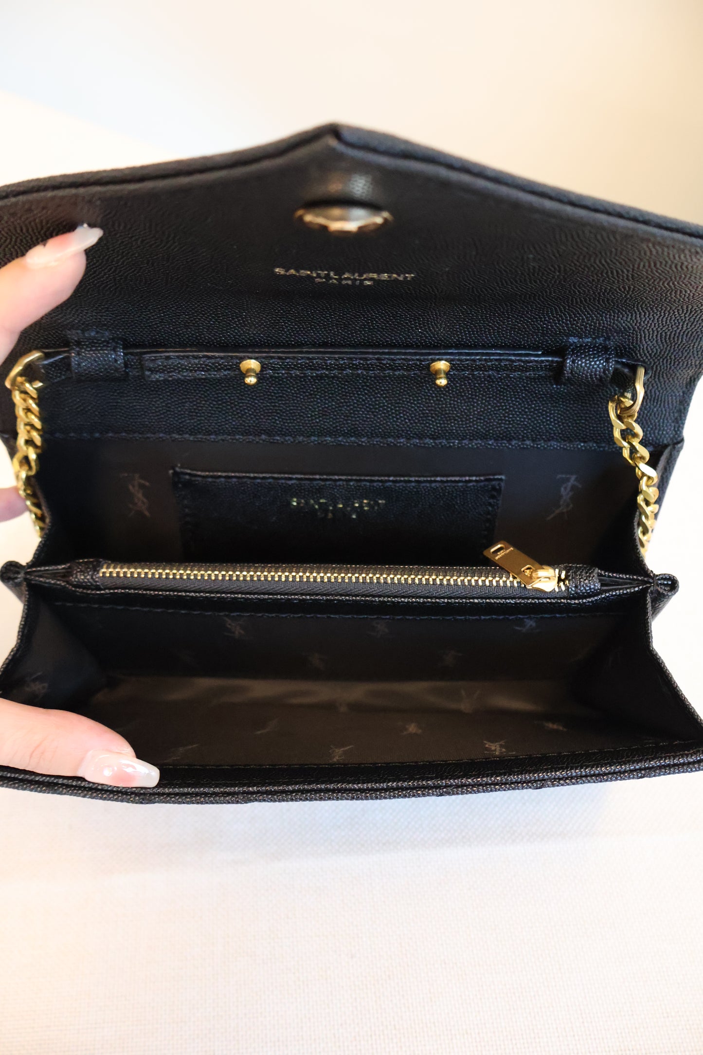 YSL WOC Black x Gold PDD (Whatsapp for Price & Grade)