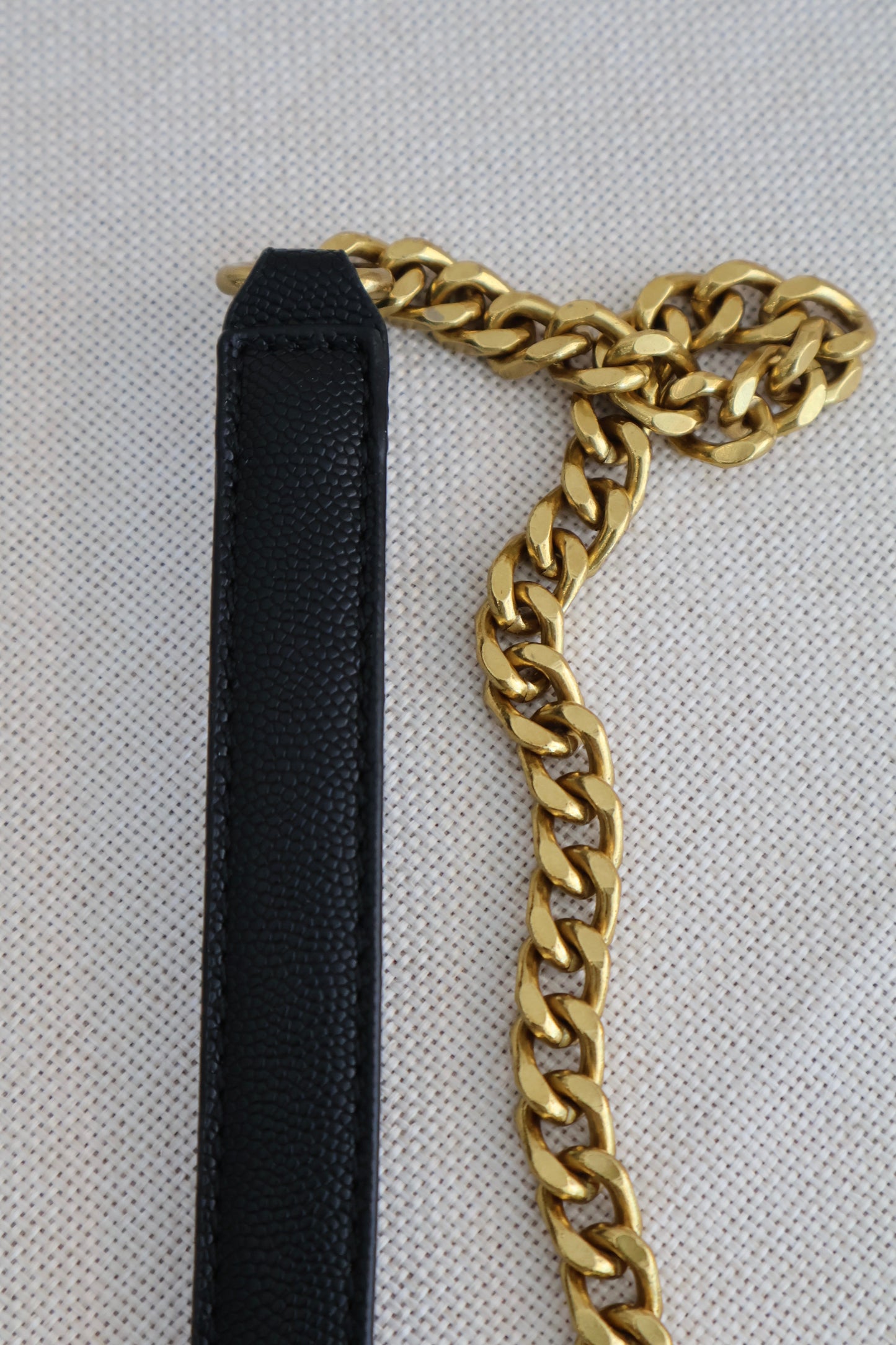 YSL Monogramme Round Bag Black (Whatsapp for Price & Grade)