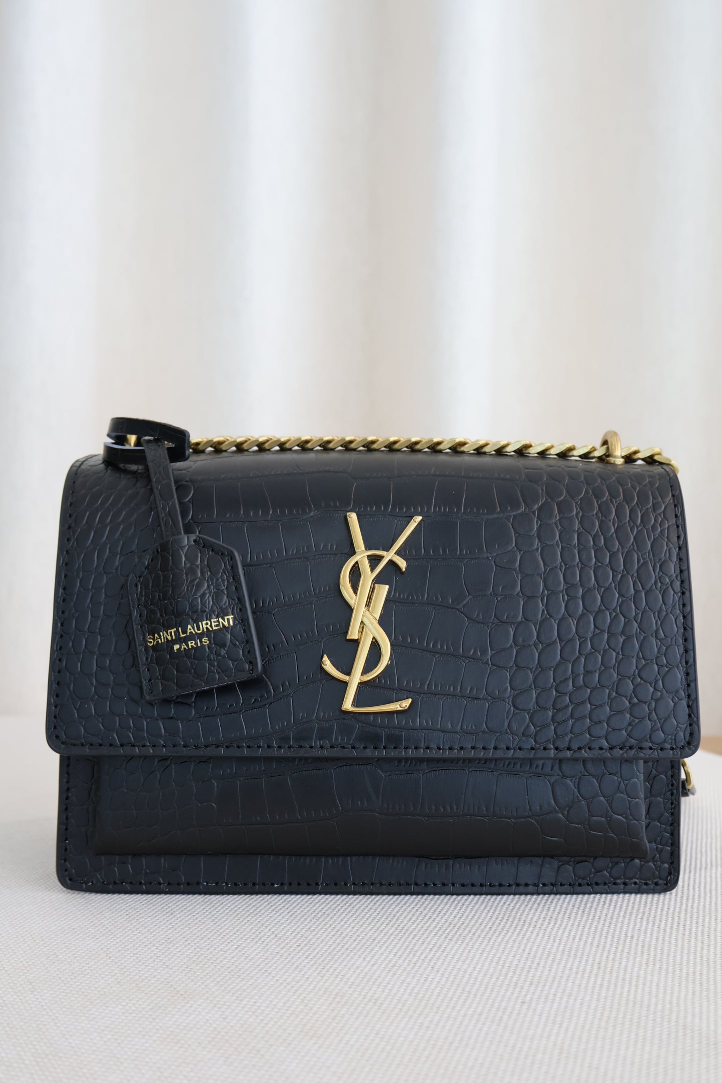 YSL Sunset Bag Black (Whatsapp for Price & Grade)