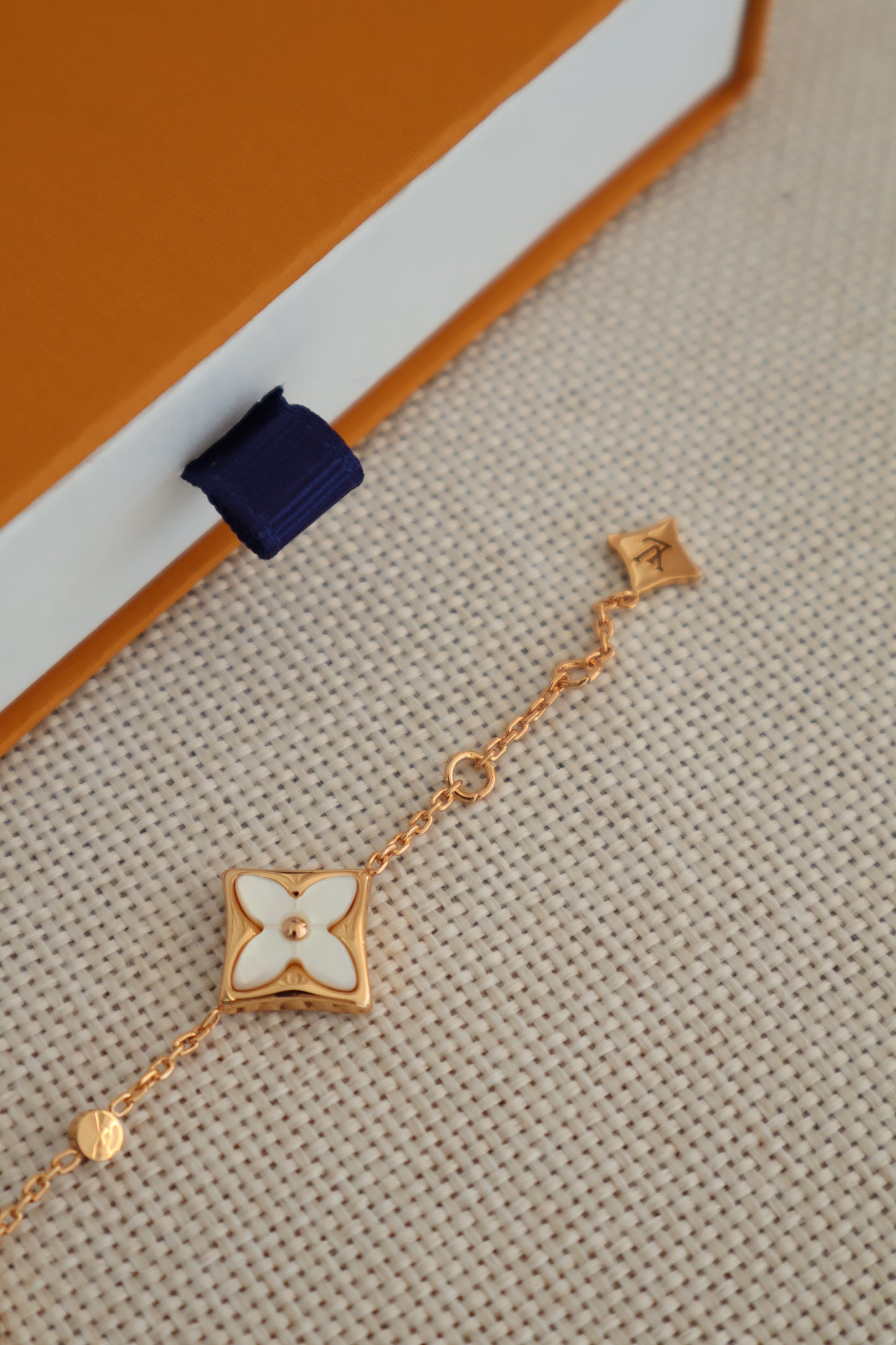 Louis Vuitton Rose Gold x White Bracelet (Whatsapp for Price & Grade)
