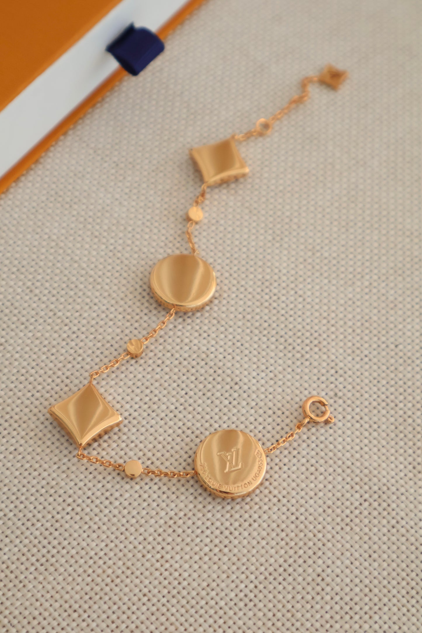 Louis Vuitton Rose Gold x White Bracelet (Whatsapp for Price & Grade)