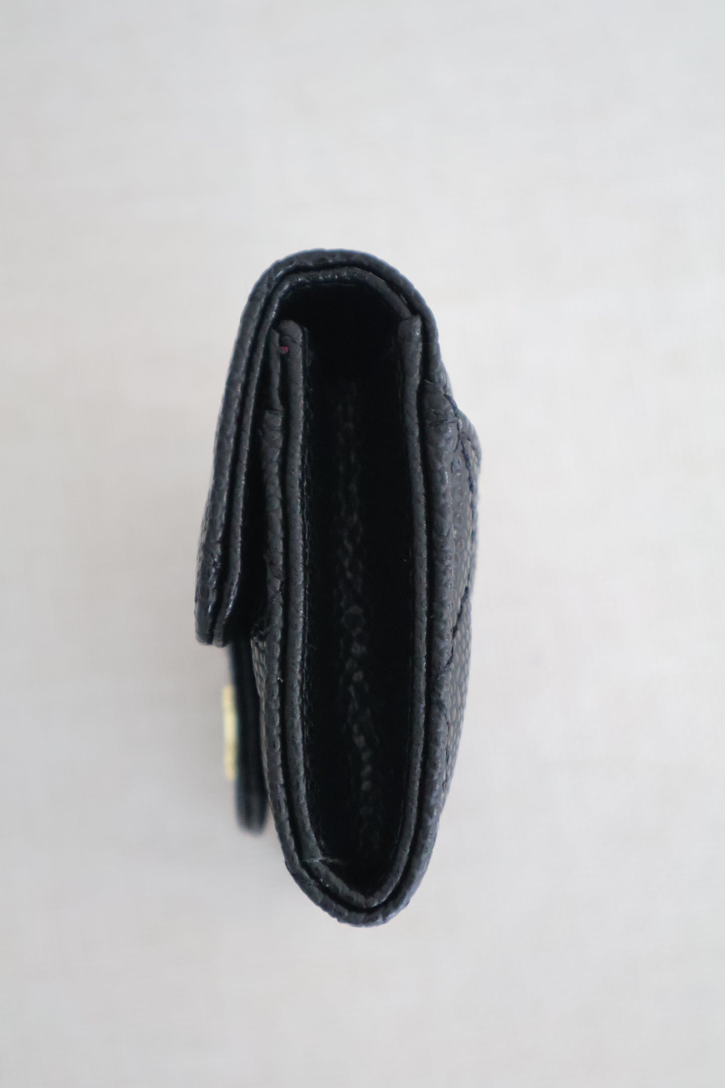 Chanel Card Holders Flap Black x Gold (Whatsapp for Price & Grade)