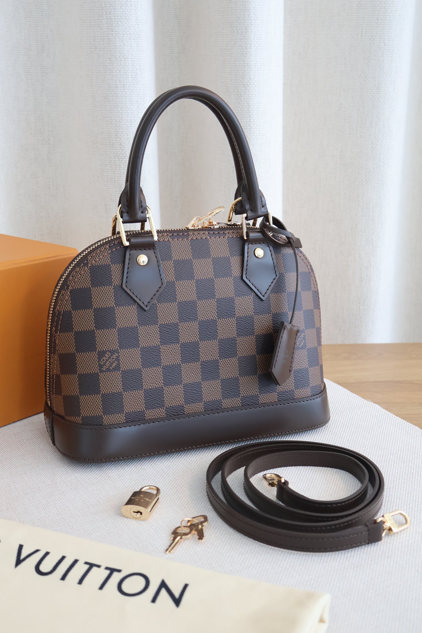 Louis Vuitton Alma BB Damier (Whatsapp for Price & Grade)