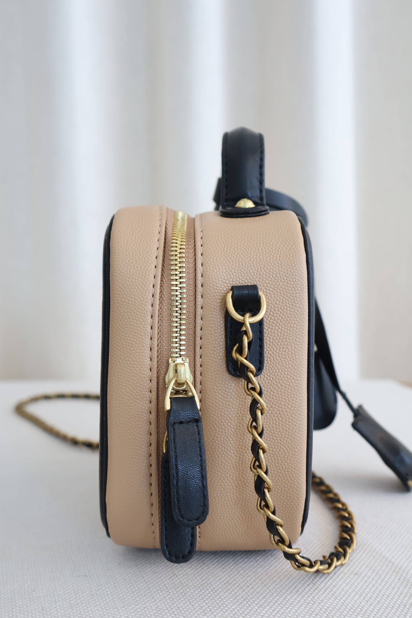 Chanel Vanity Case Beige x Black (Whatsapp for Price & Grade)