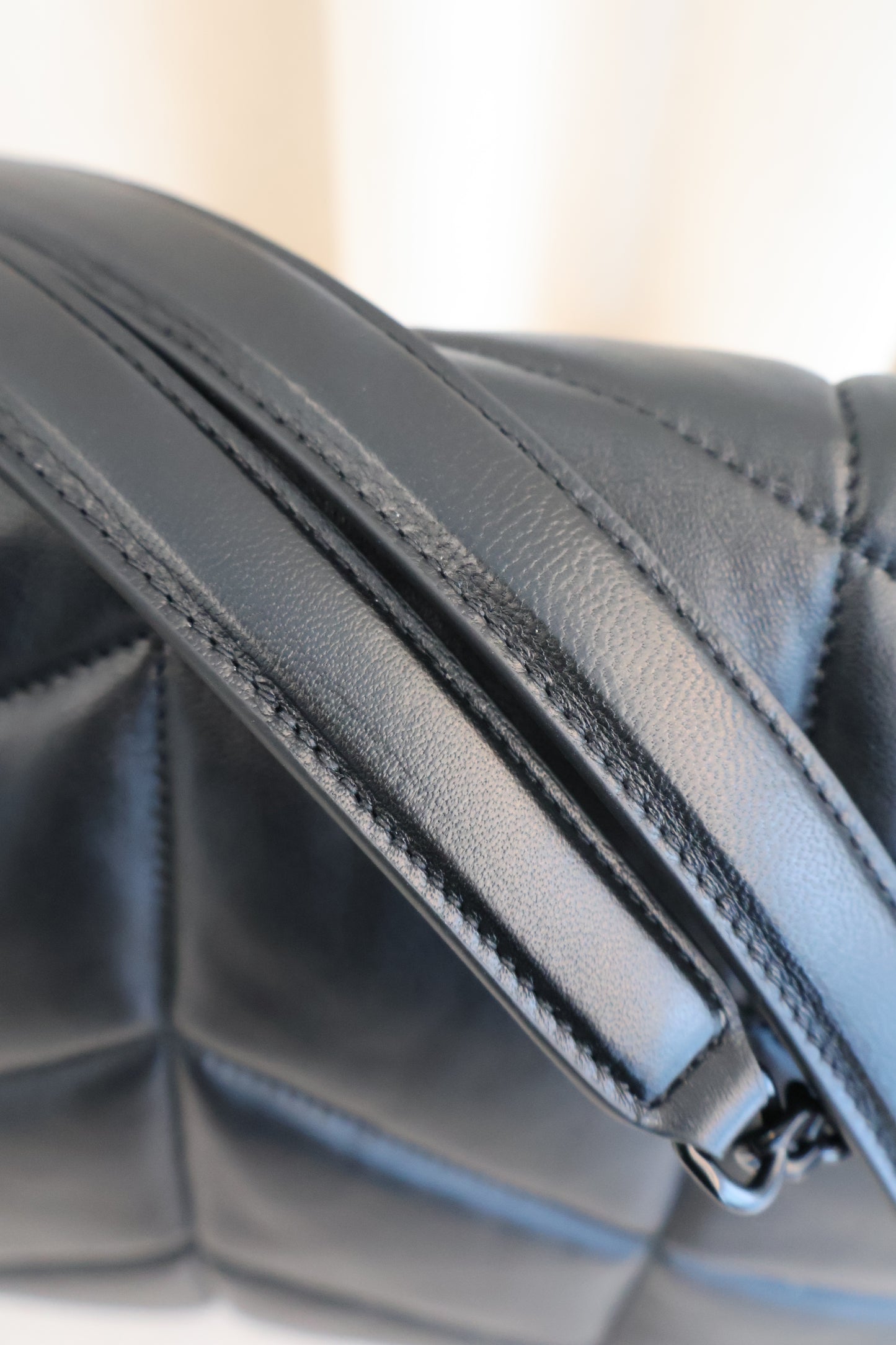 YSL LouLou Puffer Medium in Nappa Leather Black (Whatsapp for Price & Grade)
