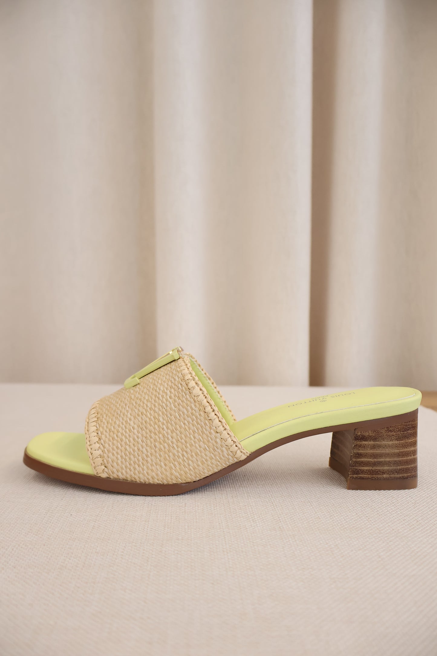 Louis Vuitton Capri Yellow Heels (Whatsapp for Price & Grade)