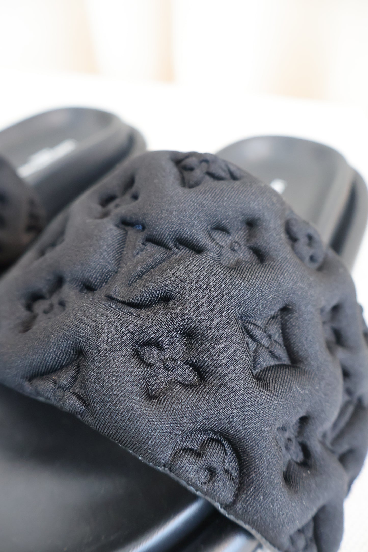 Louis Vuitton Pillow Slides Black (Whatsapp for Price & Grade)