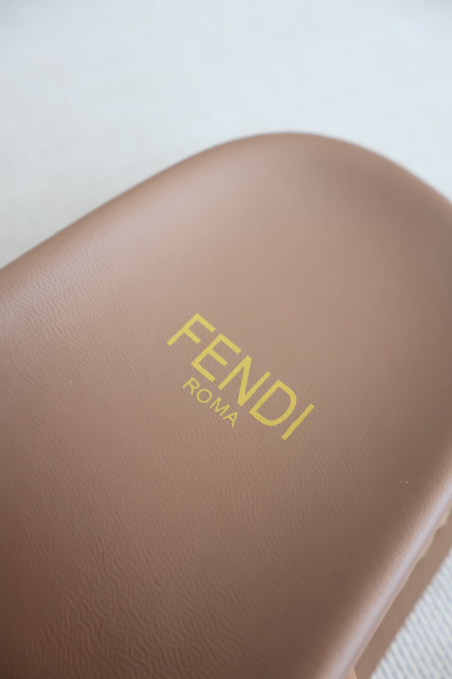 Fendi Feel Slides Brown FF Fabric Slides (Whatsapp for Price & Grade)