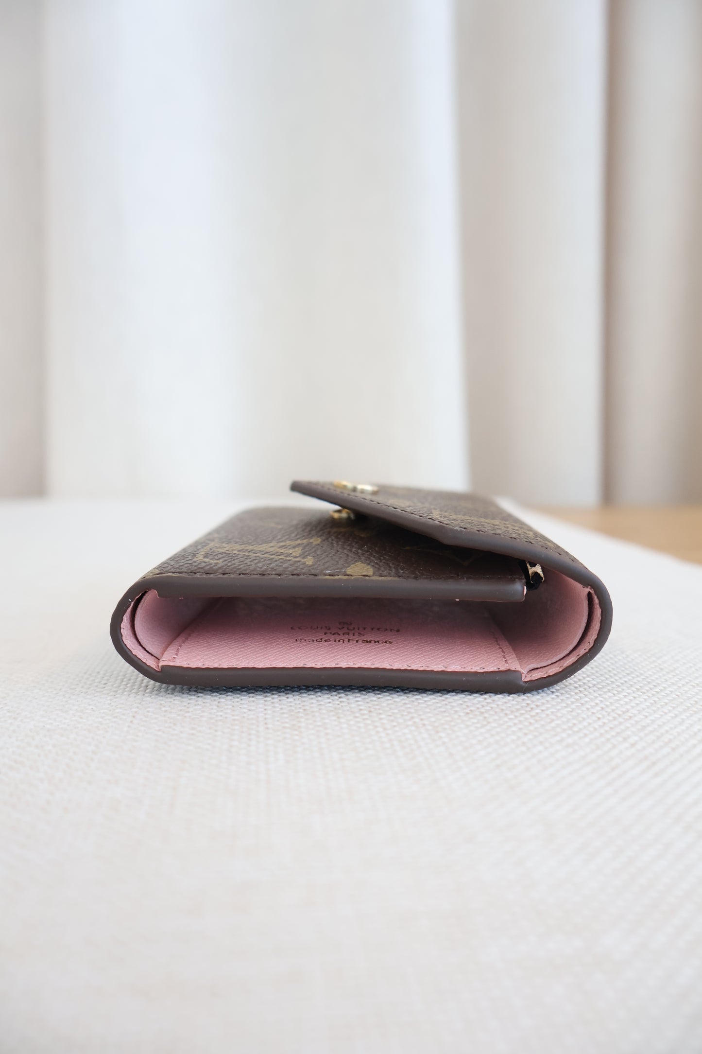 Louis Vuitton Victoria Wallet Monogram x Rose Ballerine (Whatsapp for Price & Grade)