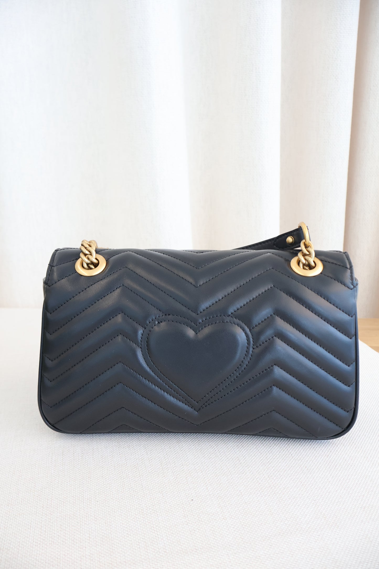 Gucci Marmont Small Shoulder Bag Black (Whatsapp for Price & Grade)