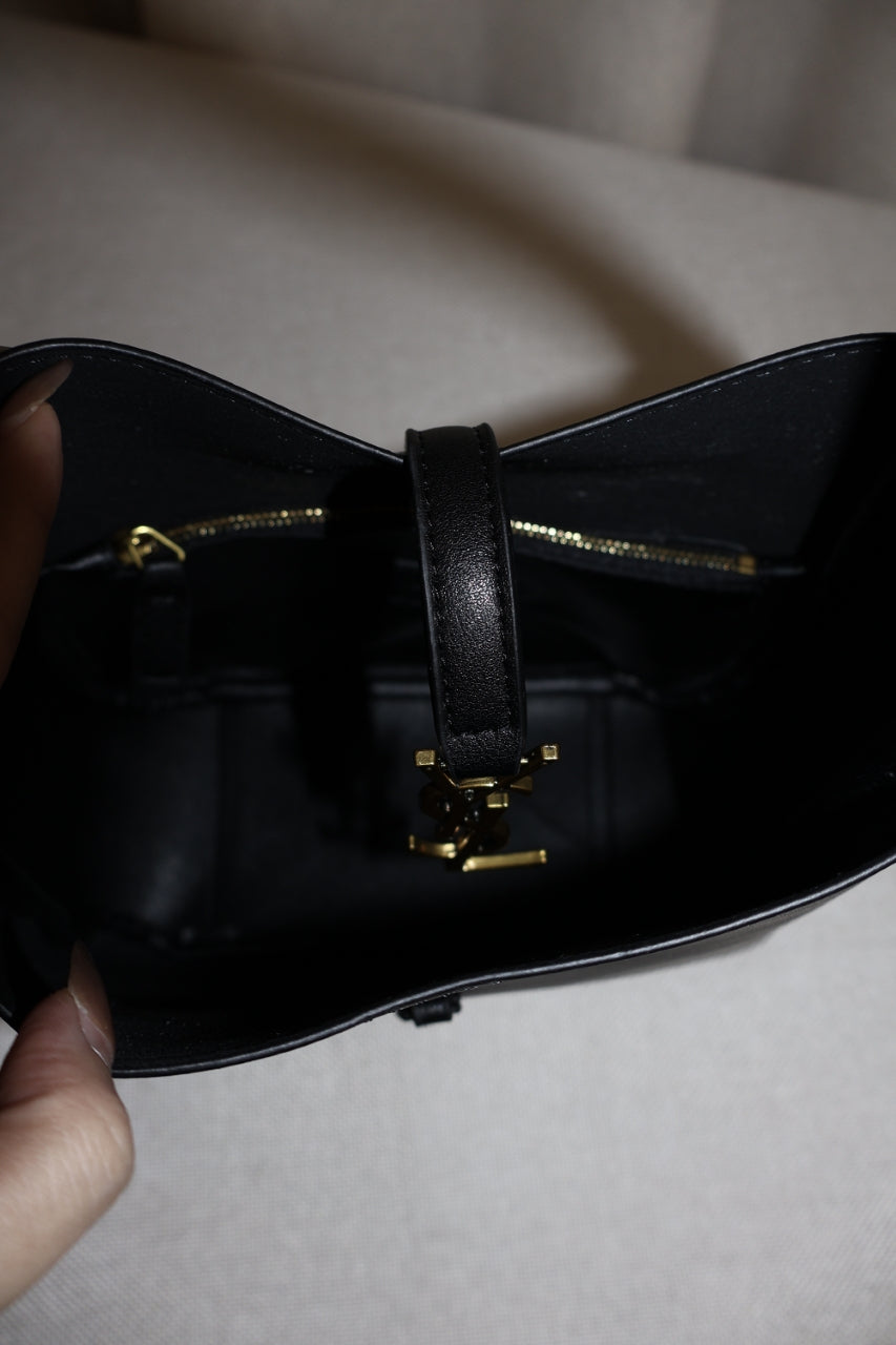 YSL LE5A7 Supple Small Bag Black (Whatsapp for Price & Grade)
