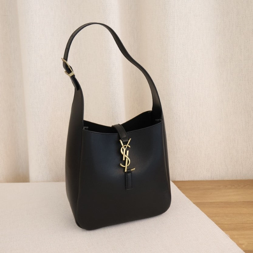 YSL LE5A7 Supple Small Bag Black (Whatsapp for Price & Grade)