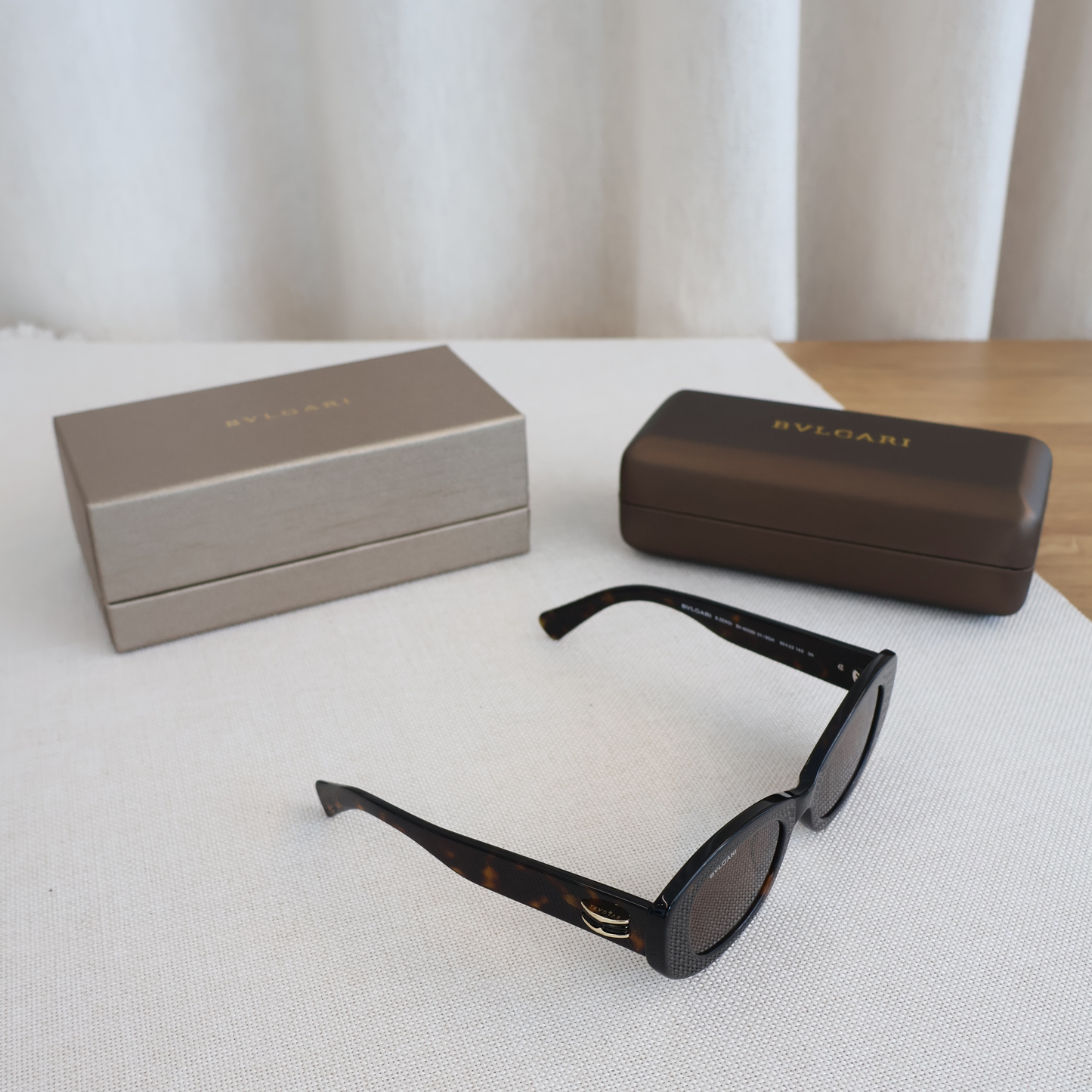 Bvlgari B.Zero 1 Brown Sunglasses (Whatsapp for Price & Grade)