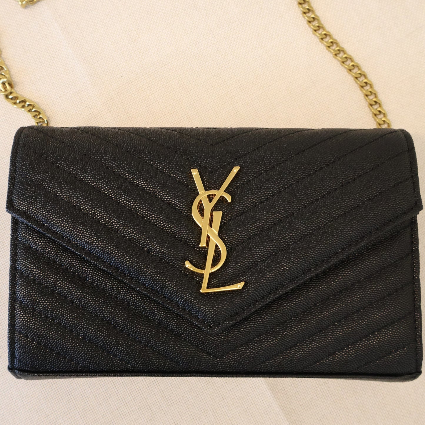 YSL WOC Black x Gold PDD (Whatsapp for Price & Grade)