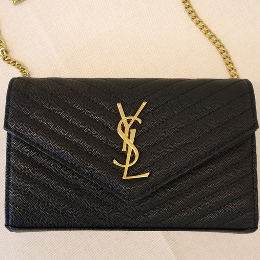 YSL WOC Black x Gold PDD (Whatsapp for Price & Grade)