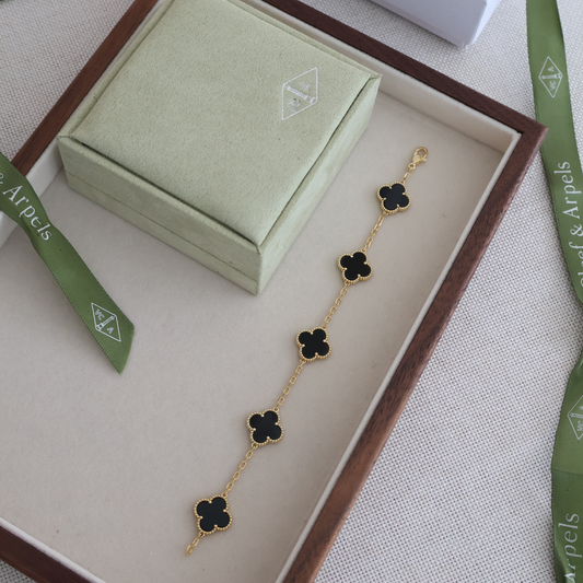 Van Cleef Black Bracelet (Whatsapp for Price & Grade)