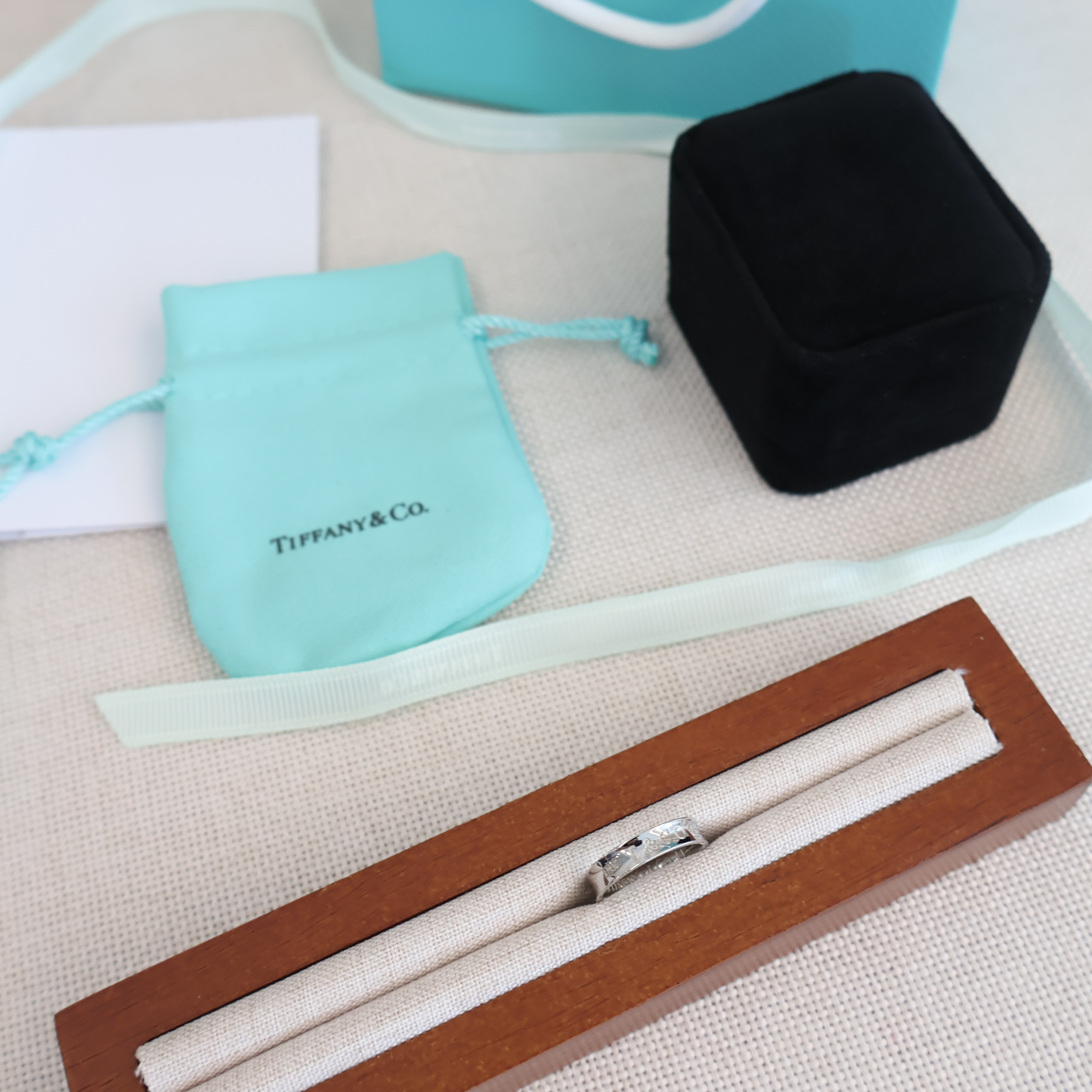 Tiffany & Co 1837 Silver Ring (Whatsapp for Price & Grade)