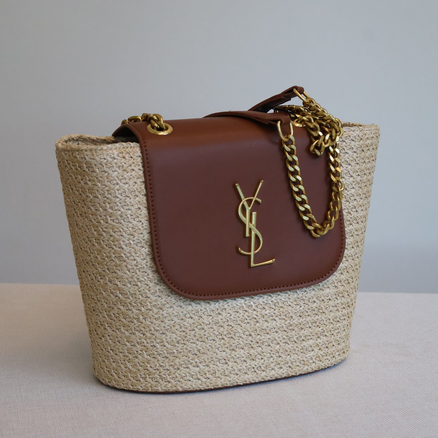 YSL Rattan Bag (Whatsapp for Price & Grade)