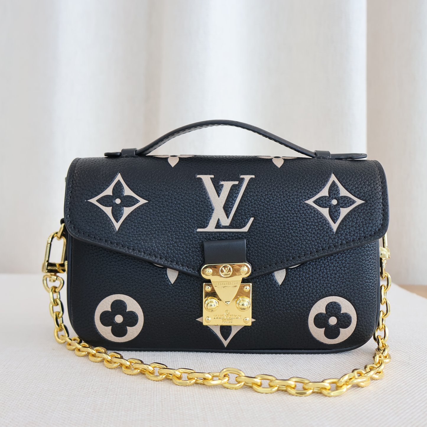 Louis Vuitton Metis East West Black Bicolour (Whatsapp for Price & Grade)